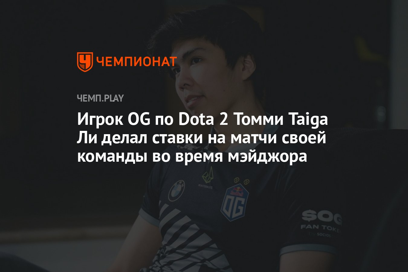 Taiga из OG признался в 322 — скандал с подставными матчами в Dota 2 -  Чемпионат