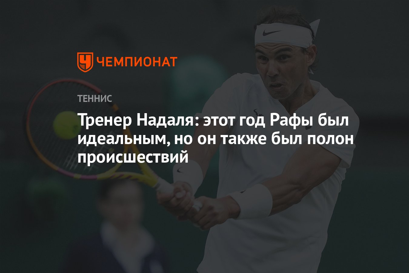 Тренер Надаля: этот год Рафы был идеальным, но он также был полон  происшествий - Чемпионат