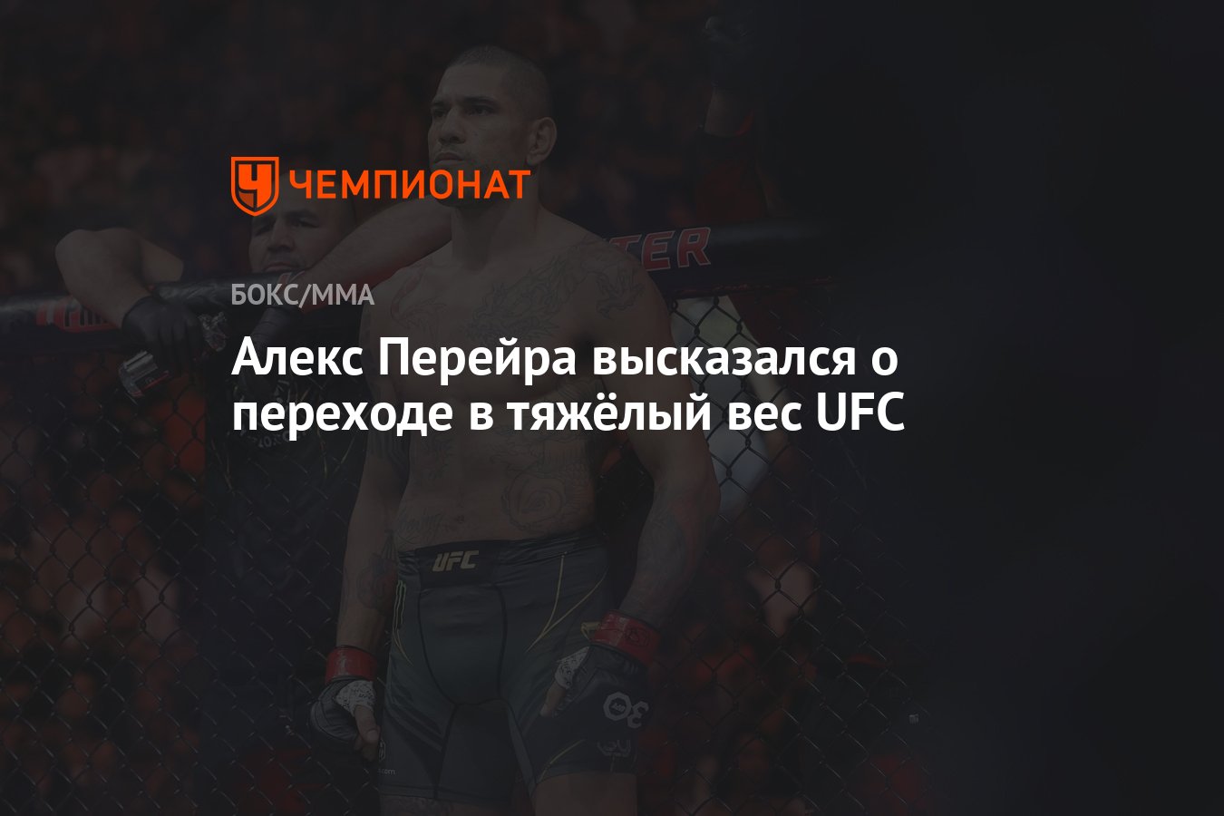 Алекс Перейра высказался о переходе в тяжёлый вес UFC - Чемпионат