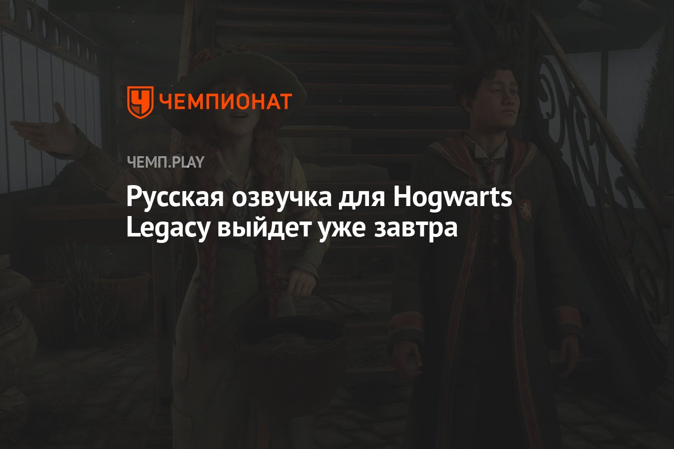 В сео можно узнать, когда выйдет русская озвучка для Hogwarts Legacy -  Чемпионат