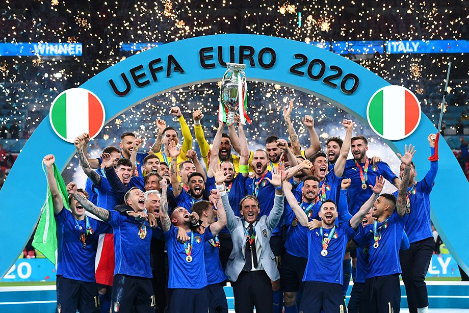 Англия или италия выиграли в футболе