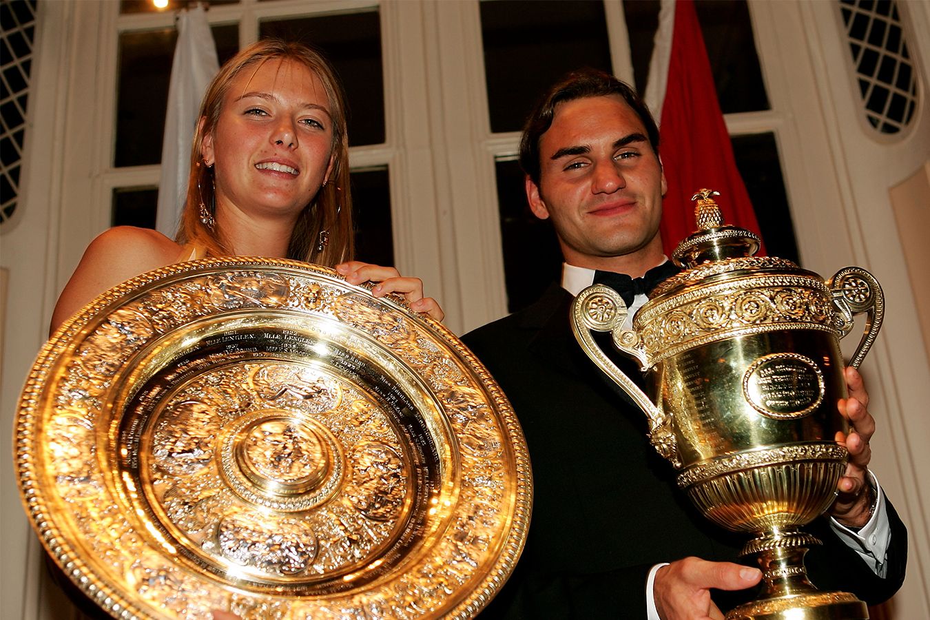 2004. Мария Шарапова и Роджер Федерер