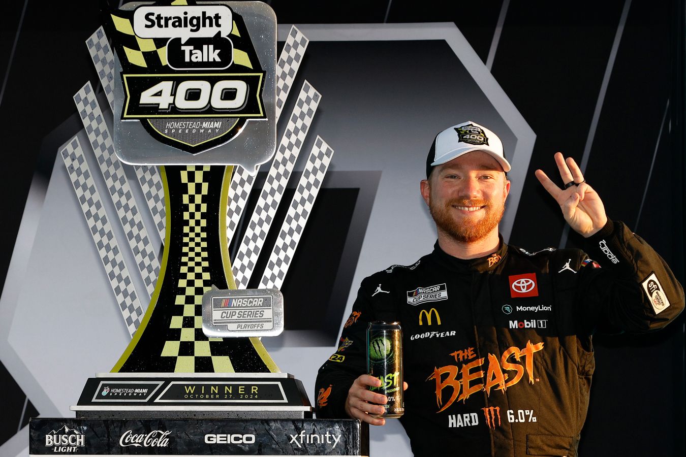 Тайлер Реддик после победы в Хомстеде