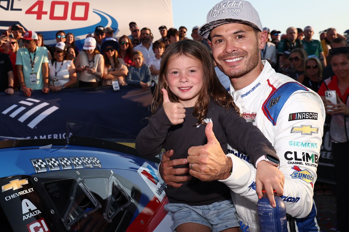 Кайл Ларсон с дочерью Одри