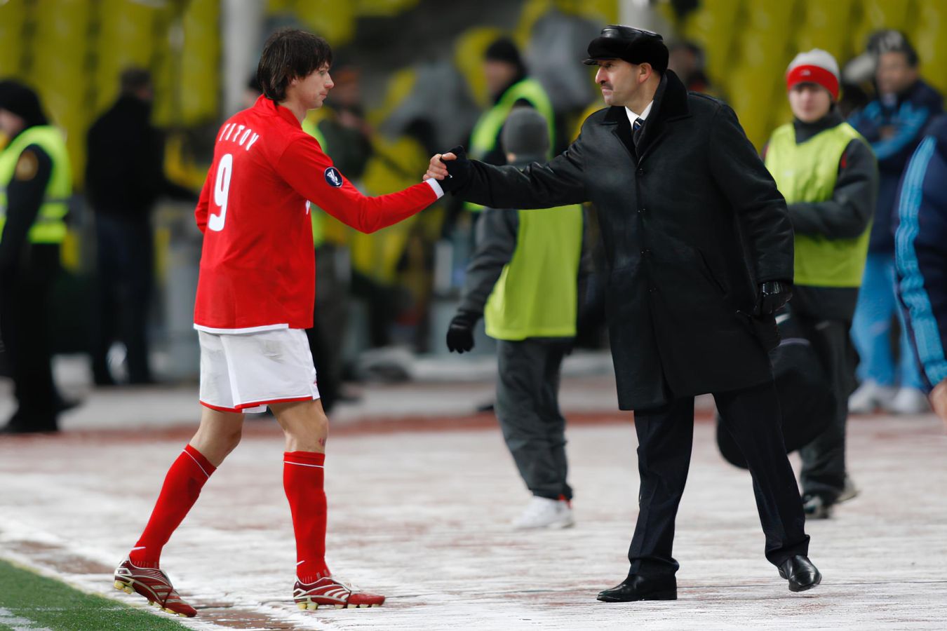 Егор Титов и Станислав Черчесов