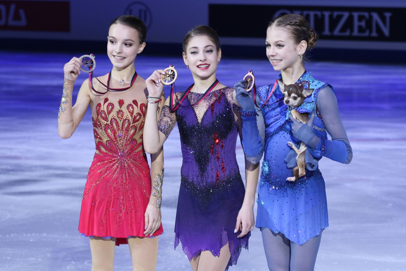 Щербакова, Косторная и Трусова