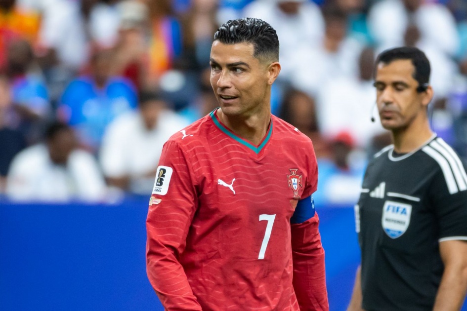 Ronaldo stops Messi record question after Portugal's 5-0 win over Uzbekistan - "next"