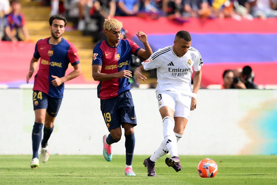 바르셀로나 레알 마드리드 경기 시작 안내 이미지