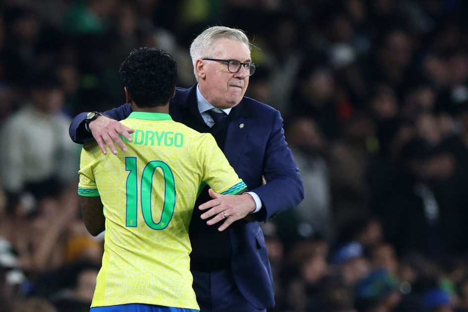 Rodrygo comments on the Brazilian national team coach, Carlo Ancelotti
