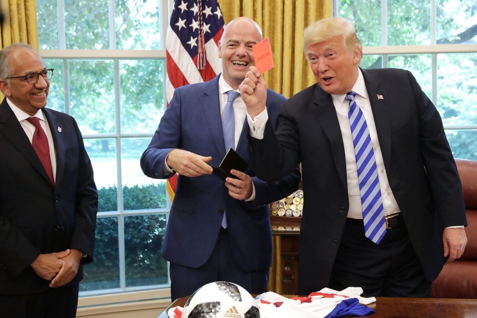 Infantino Seeks Trump Administration's Support to Retain FIFA