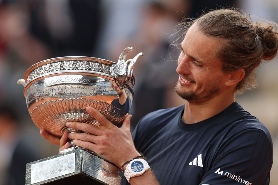 Зверев завоевал титул на Открытом чемпионате Франции