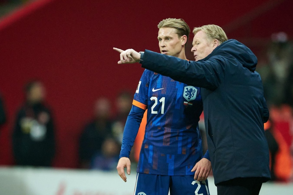 Frenkie de Jong could be out for up to four months with knee injury