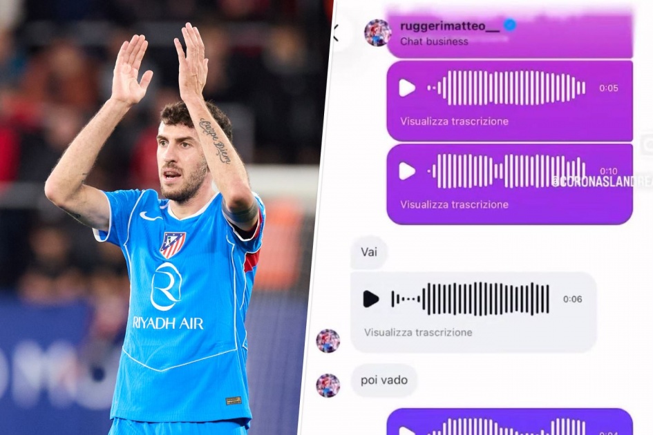 Игрок «Атлетико» платил за расистские аудио