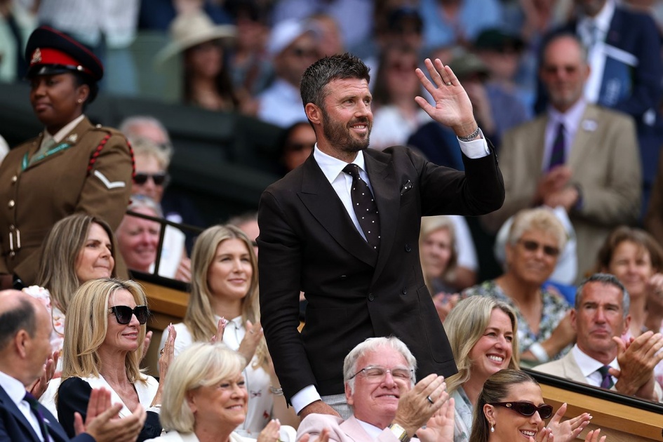 Michael Carrick asiste al partido entre Safiullin y Djokovic