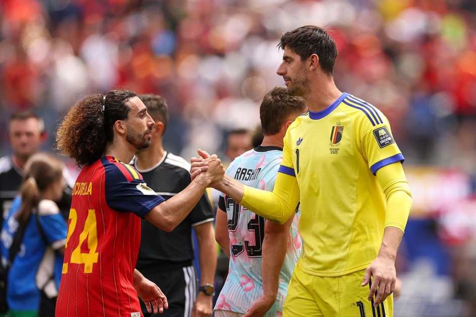 Thibaut Courtois, ikinuwento ang pinsalang natamo kontra Espanya sa