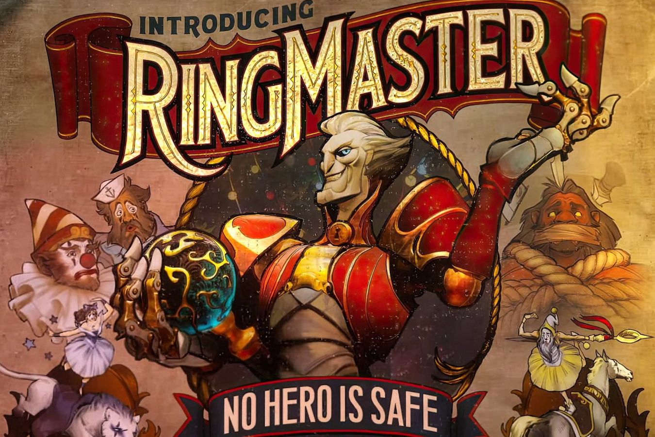 Герой ринг мастер. Ringmaster дота. новый герой дота 2 ringmaster. ринг мастер дота 2. ring master дота.