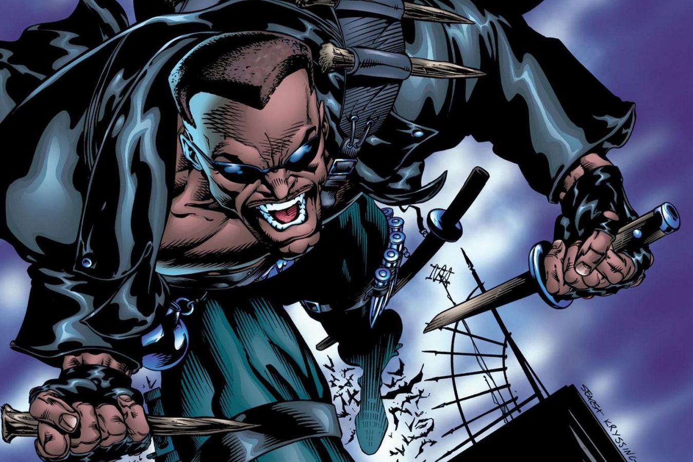 Фрэнк блэйд супергерои marvel comics