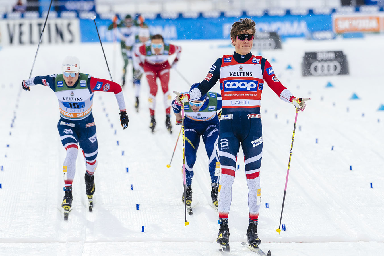 Спринт лахти. Vinzenz Geiger Lahti Team Sprint.