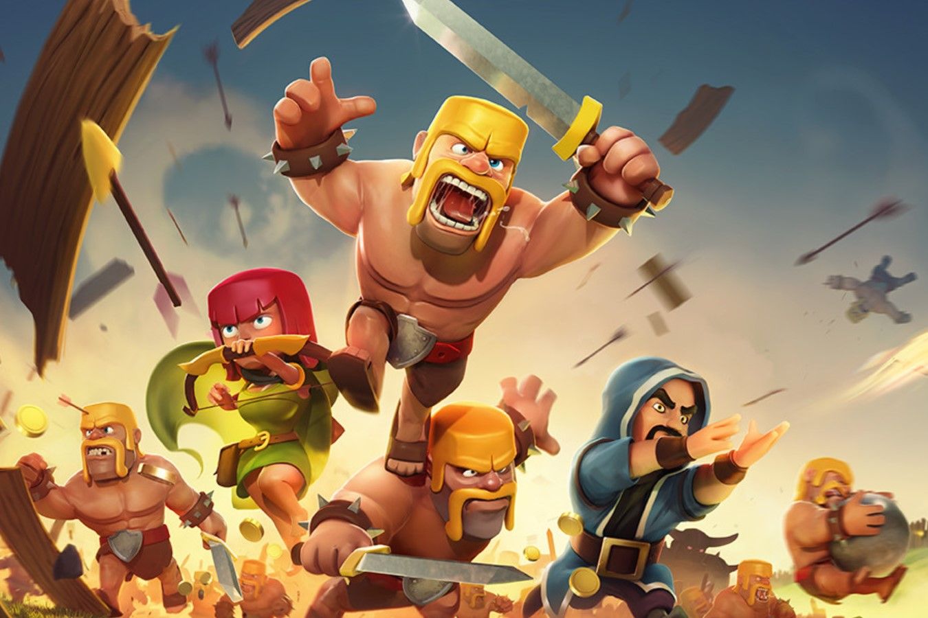 clash of clans скелет в шкафу