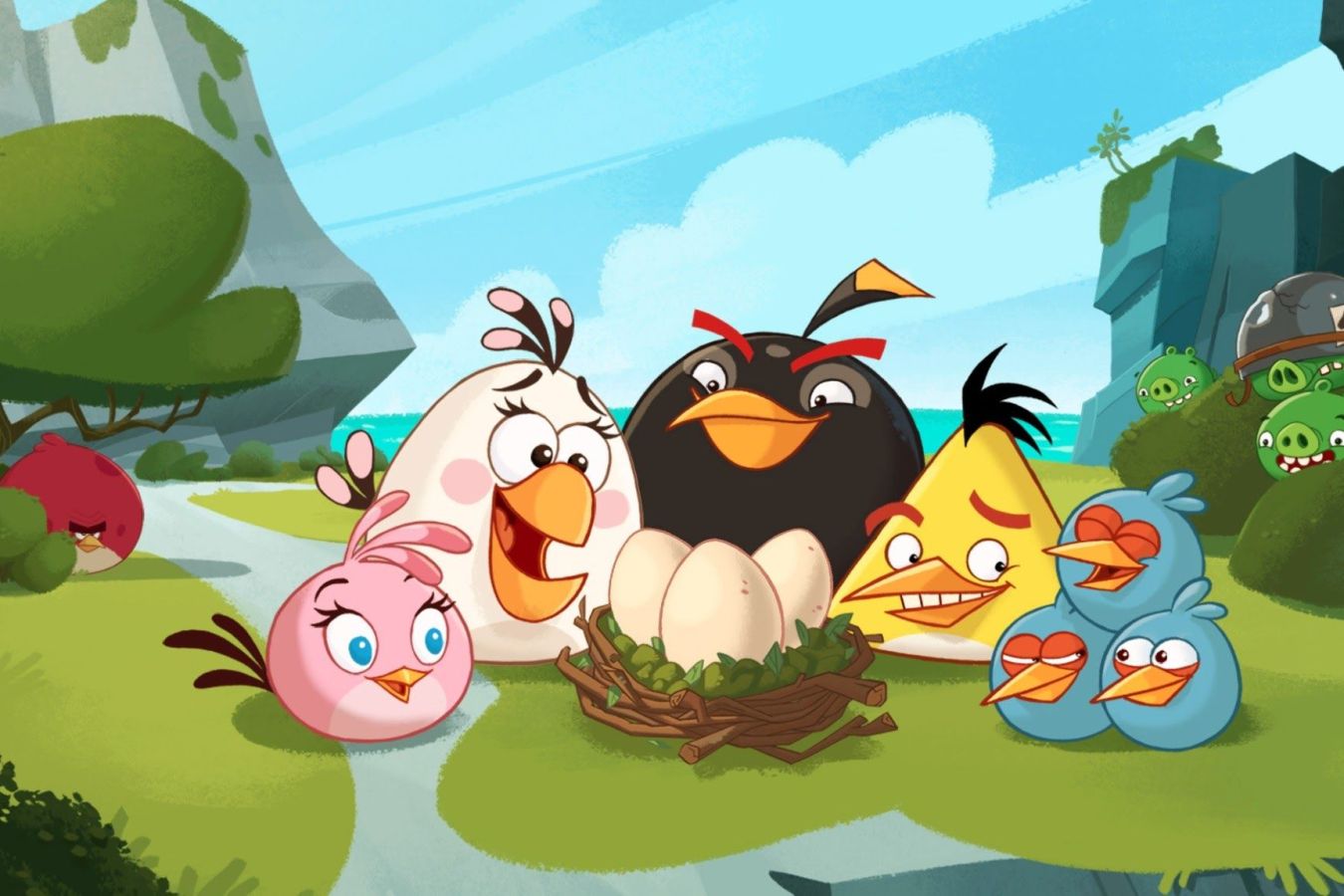 Angry birds. Angry Birds сердитые птички. Angry Birds Теренс и Матильда. Angry Birds toons СТС. Angry Birds птенцы Саманта.