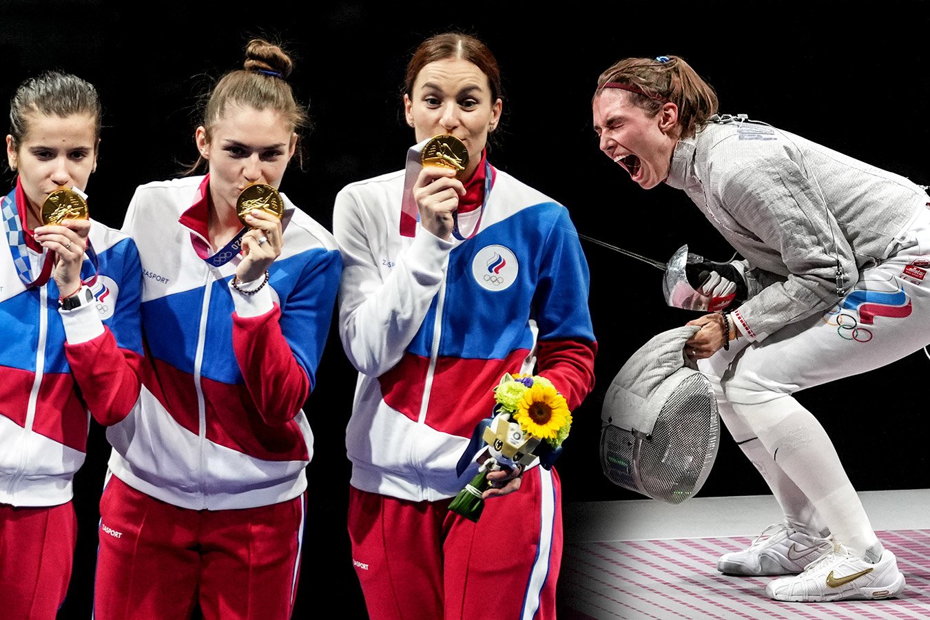 Видео финала олимпиады. Двукратные Олимпийские чемпионки по фехтованию Россия. Саблистки сборной Норвегии. Награждение саблисток на Олимпиаде в Рио 2016.