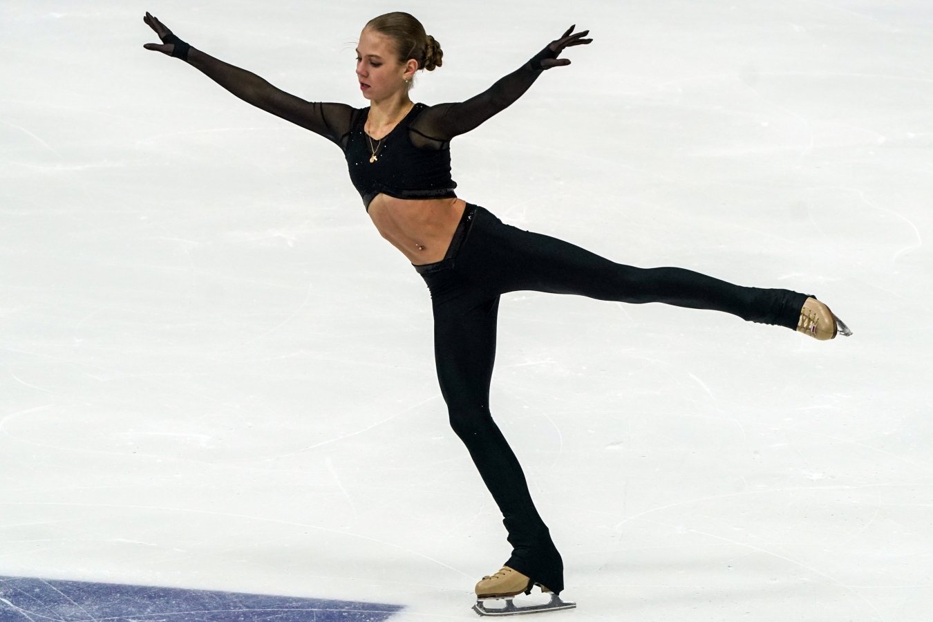Наталья Бестемьянова на льду