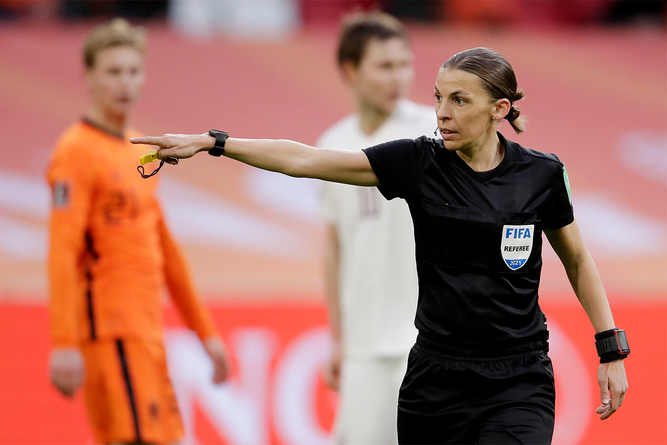 Referee Stephanie Frappart