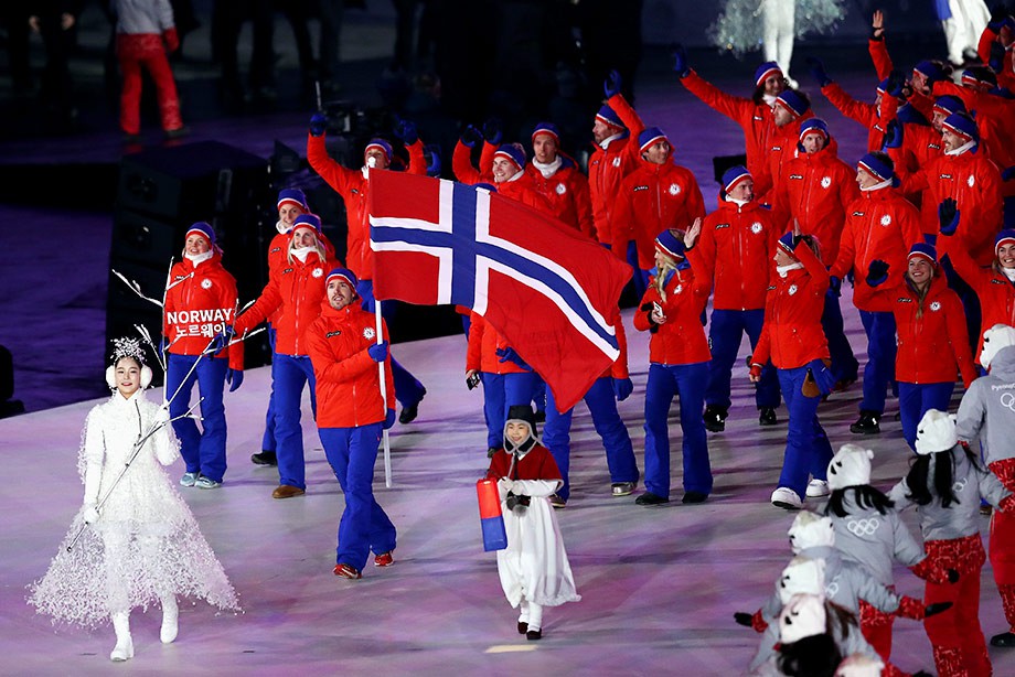 Медали зимних олимпийских играх 2018. На зимних играх 2018 Норвегия.