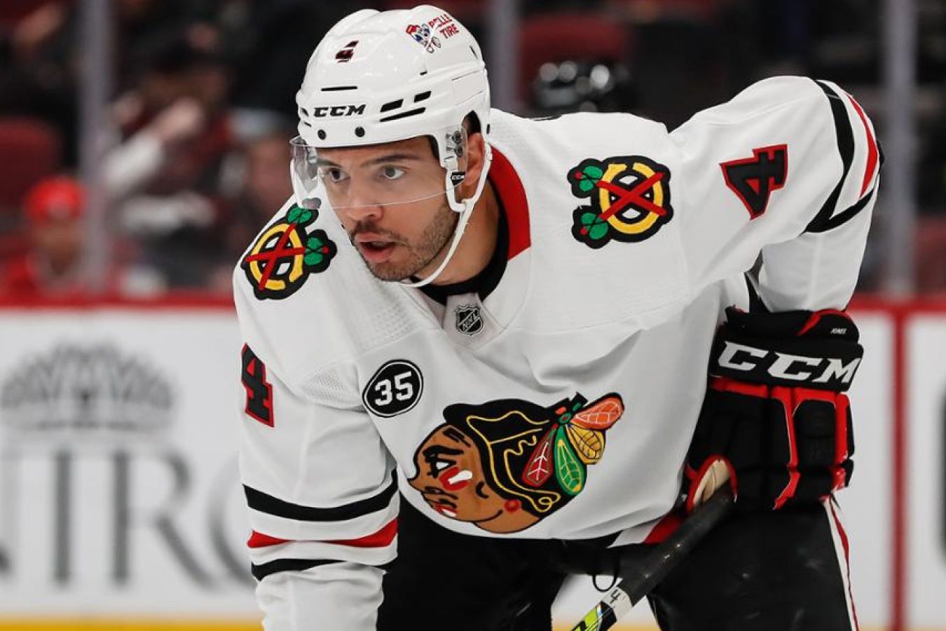 Seth Jones Chicago. Seth Jones в форме Чикаго.