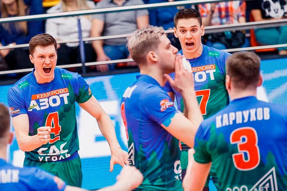 Кузбасс волейбол лига чемпионов