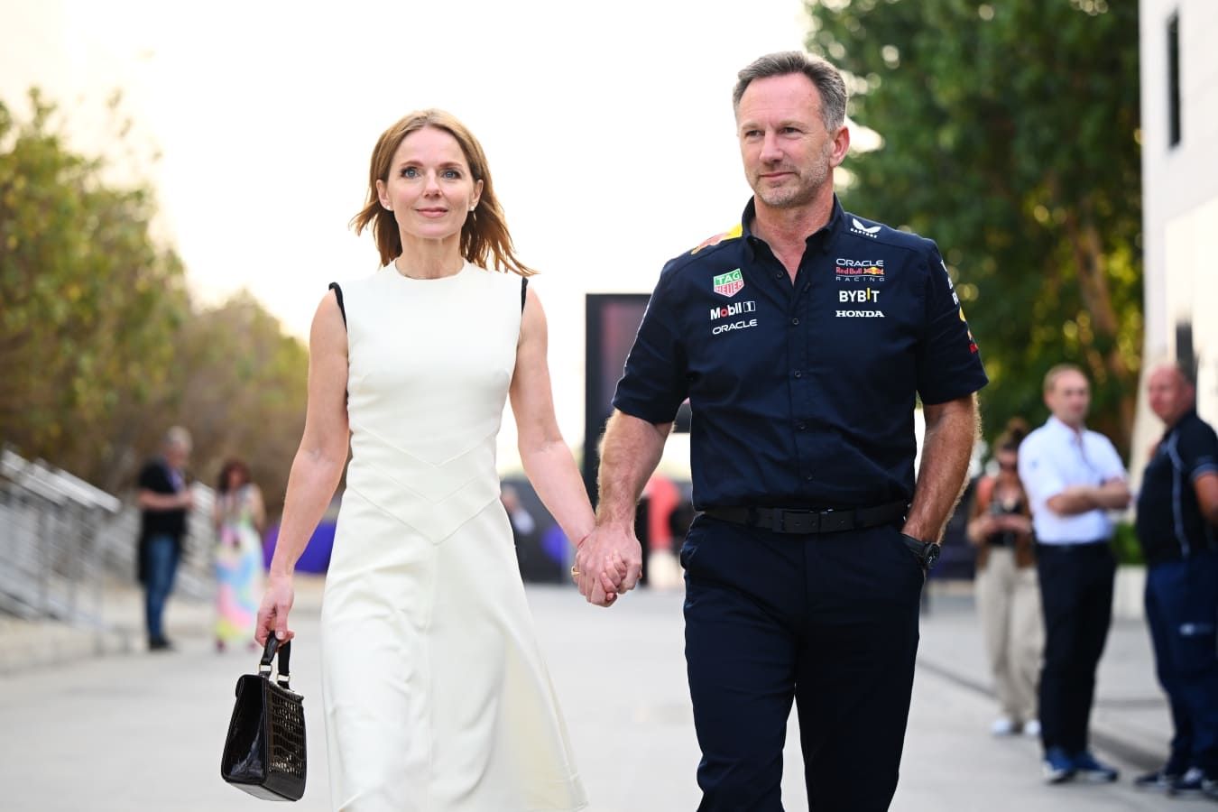 Christian Horner 'reluctant' to match Geri's show of emphatic unity after 'sext 