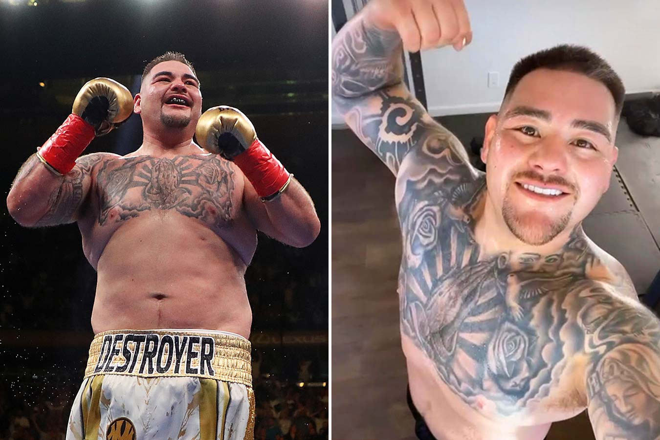 Andy Ruiz сбросил вес