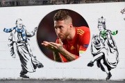 От его работ фанатеет Рамос. Как уличный художник Бэнкси связан с футболом
