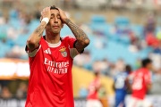 Angel Di Maria in action during the Chelsea vs.KCM match