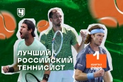 Лучший теннисист России — Даниил Медведев! Рейтинг «Чемпионата»: первый квартал 2026 года