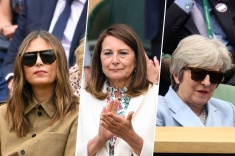 Шарапова и родители Миддлтон. Звёзды Уимблдона