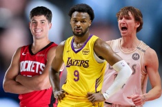 Бронни Джеймс, Матас Бузелис и Рид Шеппард