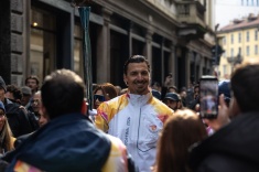 Златан потерял мяч в Альпах. Видео