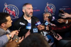 Как в Вашингтоне отмечали рекорд Овечкина