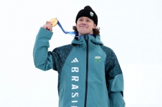 Олимпийского чемпиона Бротена встретили в Бразилии