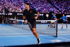 Федерер зажёг на церемонии открытия AО