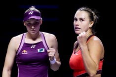 Елена Рыбакина и Арина Соболенко