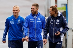 Константин Тюкавин, Иван Сергеев и Валерий Карпин