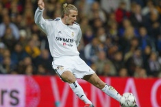 Первый день Бекхэма в «Реале». Видео