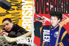 Александр Овечкин и Сидни Кросби в детстве