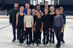 Павел Прилучный — в гостях у команды Тутберидзе