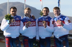 Золото бобслеистов в четвёрках на Олимпиаде-2014