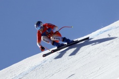 Синхронное катание на лыжах. Завораживающее видео