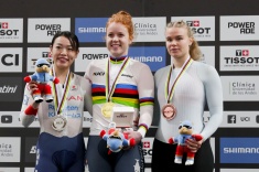 Лысенко выиграла бронзу на ЧМ-2025 по велоспорту