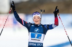 Франция выиграла смешанную эстафету